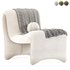 Bridgette Chair Cardiff Cream By Highfashionhome - Thumbnail 1