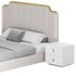Glam Beige Upholstered Bed - Thumbnail 17