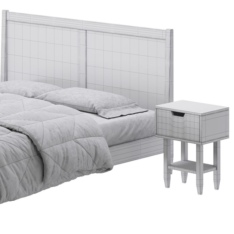 Paxton Wooden Bed - Image 18