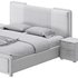 Glamorous White Wood Upholstered Bed I - Thumbnail 16