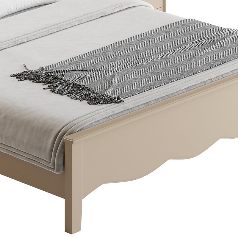 Faux Leather Upholstered Headboard Bed - Image 18