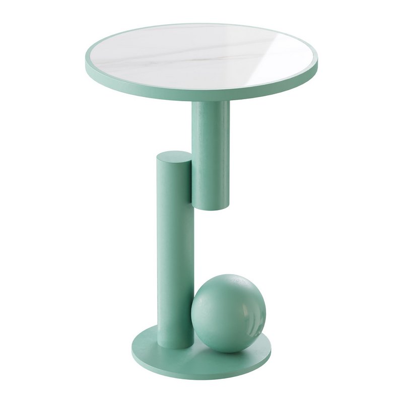 Simple Round Side Table - Image 1