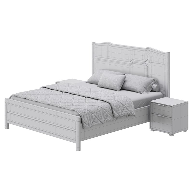 Modern White Bed I - Image 19