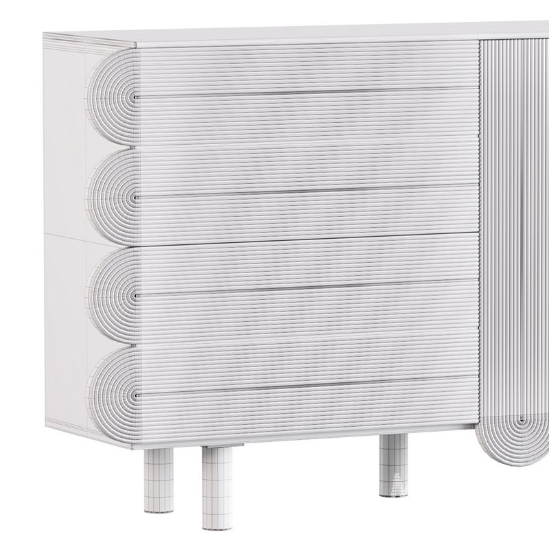 Modern White Sideboard - Image 18