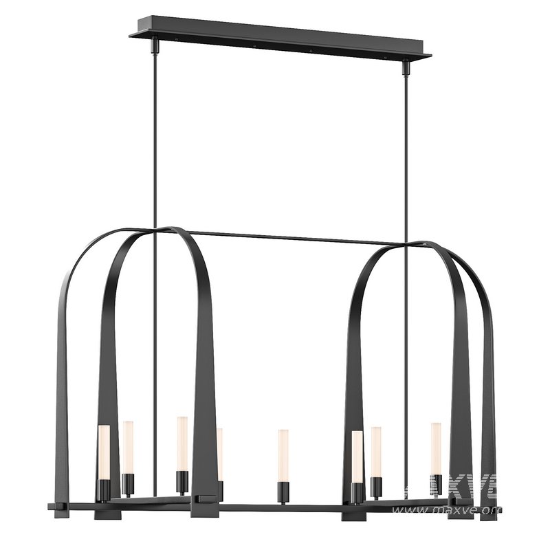 Triomphe 9 Light Linear Pendant - Image 1