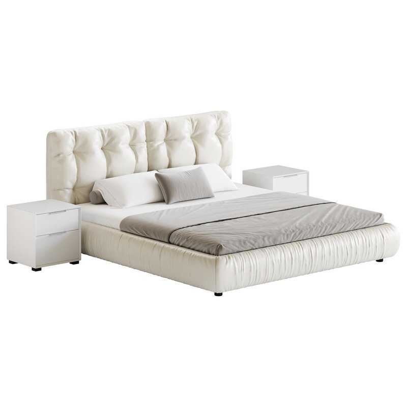Modern Bed Frame Foam Standard Bed - Image 19