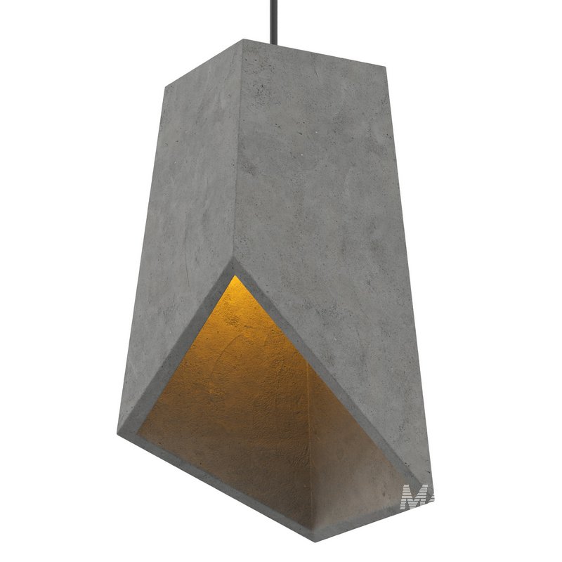 Industrial Style Cement Pendant Light - Image 1