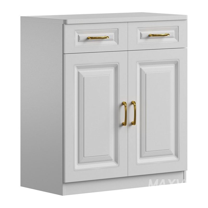 Modern Wood Sideboard Credenza 2 - Image 1