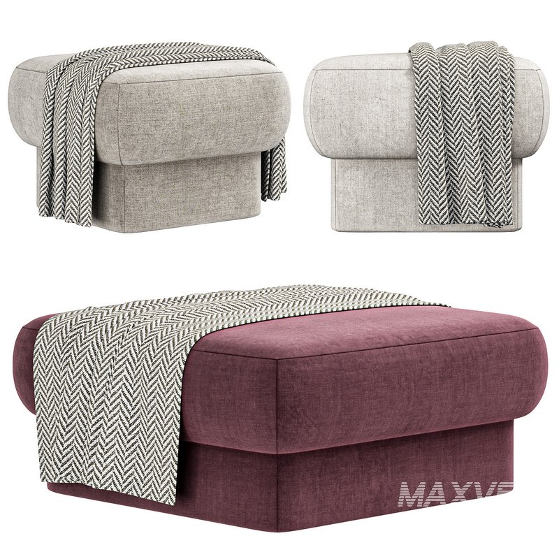 Kate Square Pouf by Domkapa - Image 1