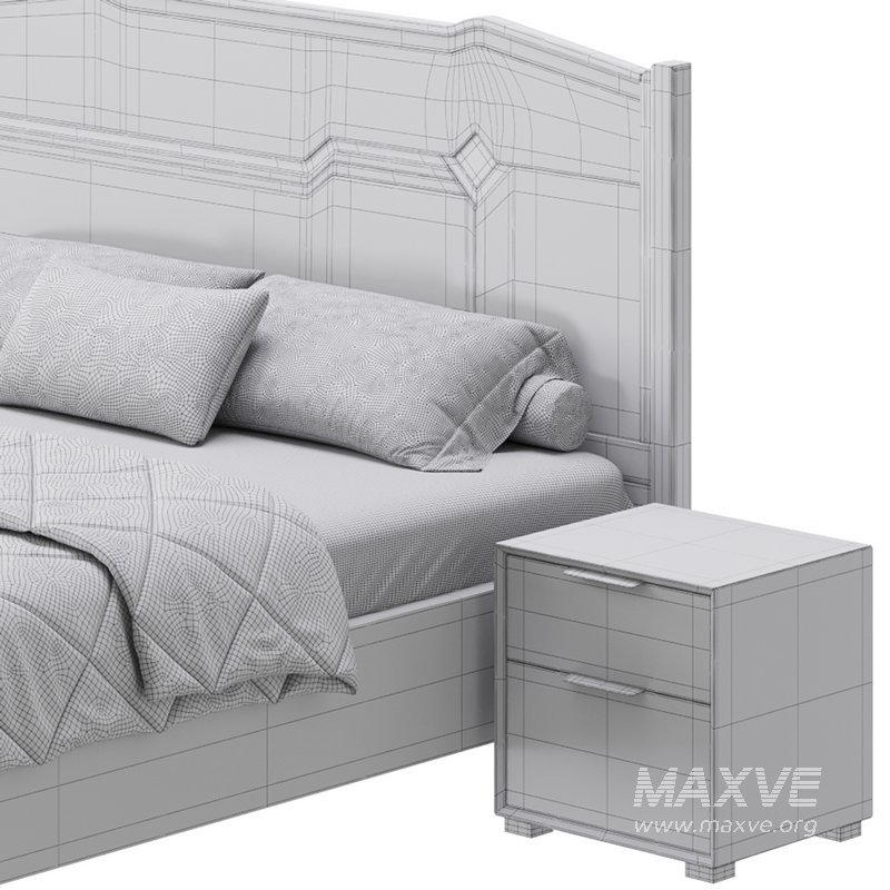 Modern White Bed I - Image 20