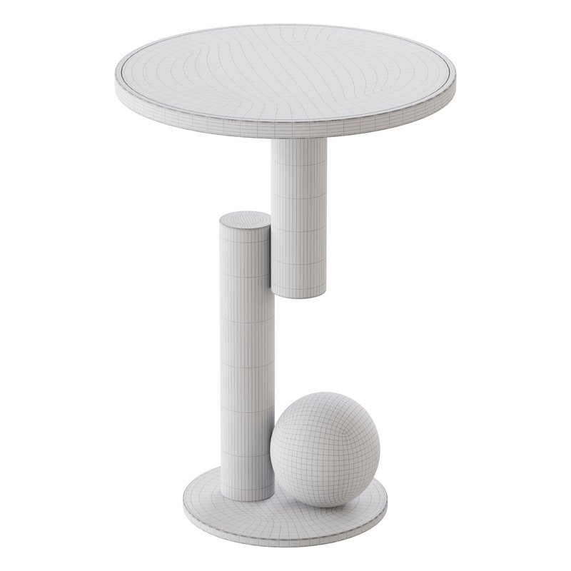 Simple Round Side Table - Image 20