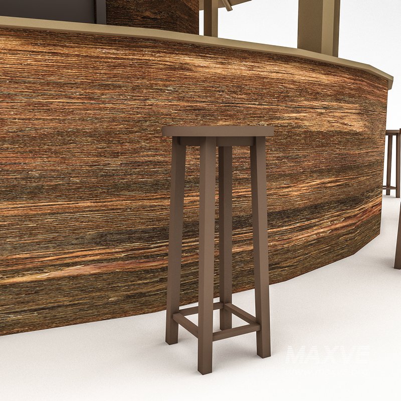 bohemian bar 02 model - Image 5