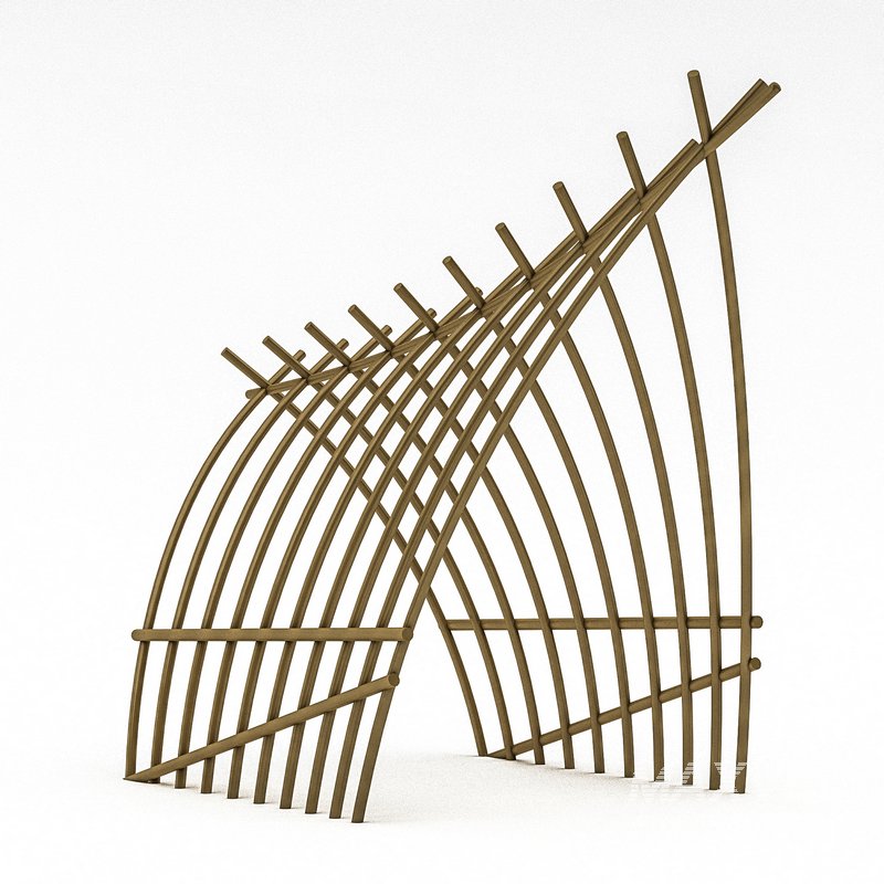 bohemian gate 03 3D model - Image 8