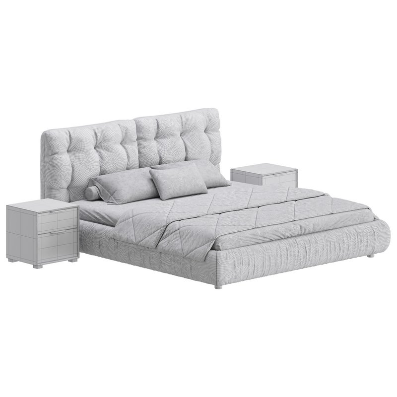 Modern Bed Frame Foam Standard Bed - Image 20