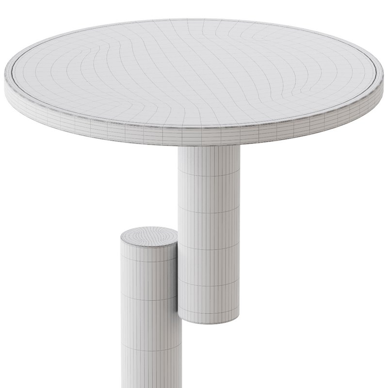 Simple Round Side Table - Image 21
