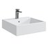 Wall-mounted or countertop washbasin BS6050 – high-gloss white cast marble - Thumbnail 2