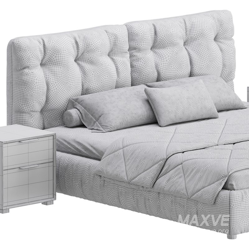 Modern Bed Frame Foam Standard Bed - Image 22