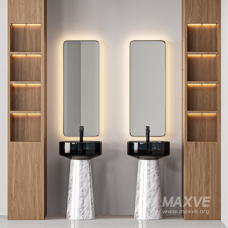 Bathroom Furniture Composition 03 - Image 3