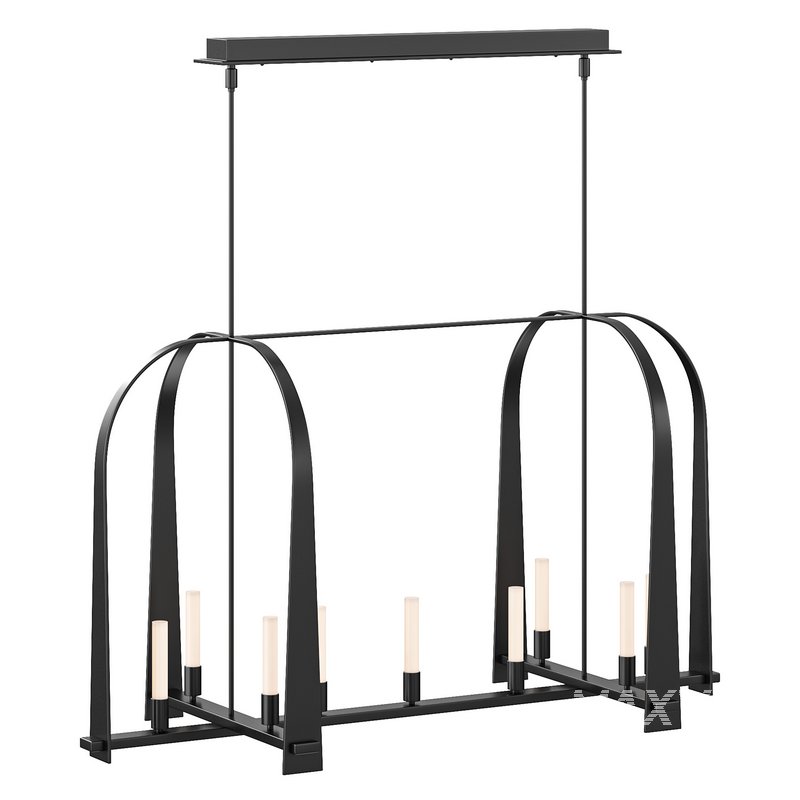 Triomphe 9 Light Linear Pendant - Image 2