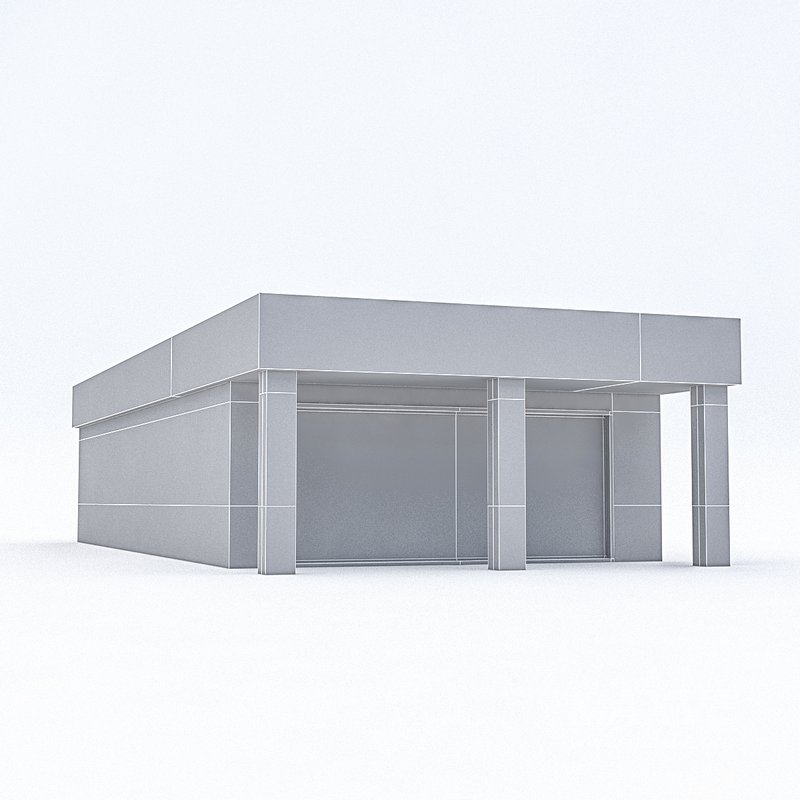 Cartoon Boildings Pack 3D model - Image 21