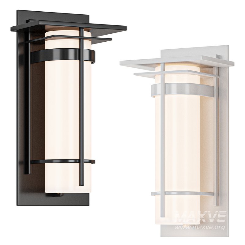 Banded with Top Plate Small Outdoor Sconce - Image 3