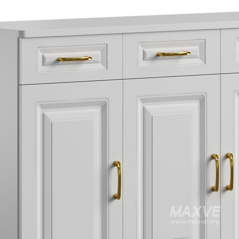 Modern Wood Sideboard Credenza 3 - Image 2