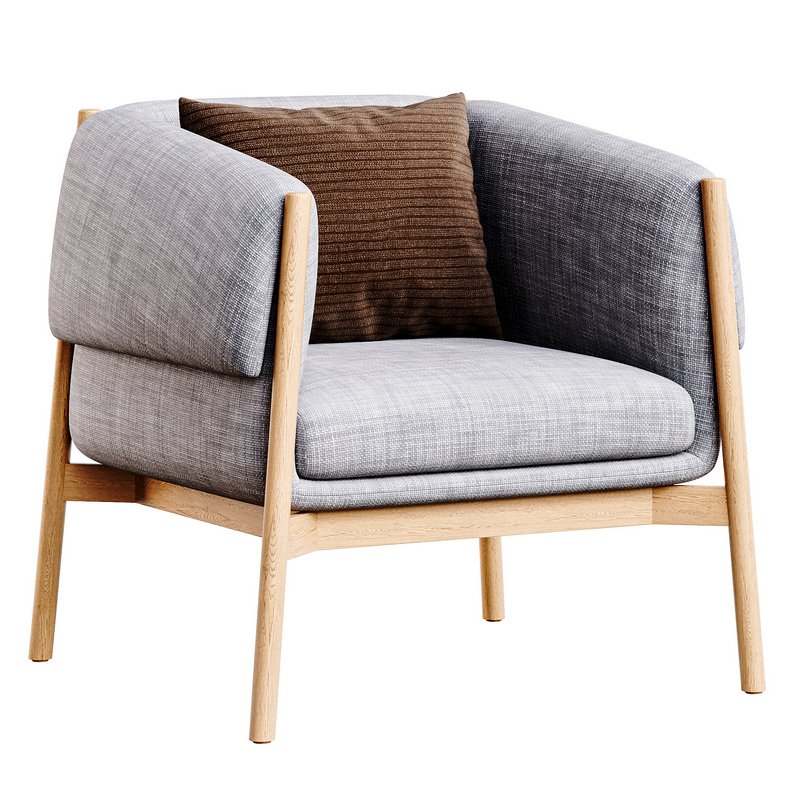 Tekou armchair gray - Image 2