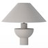 Editions brass lamp with plaster shade - Thumbnail 2