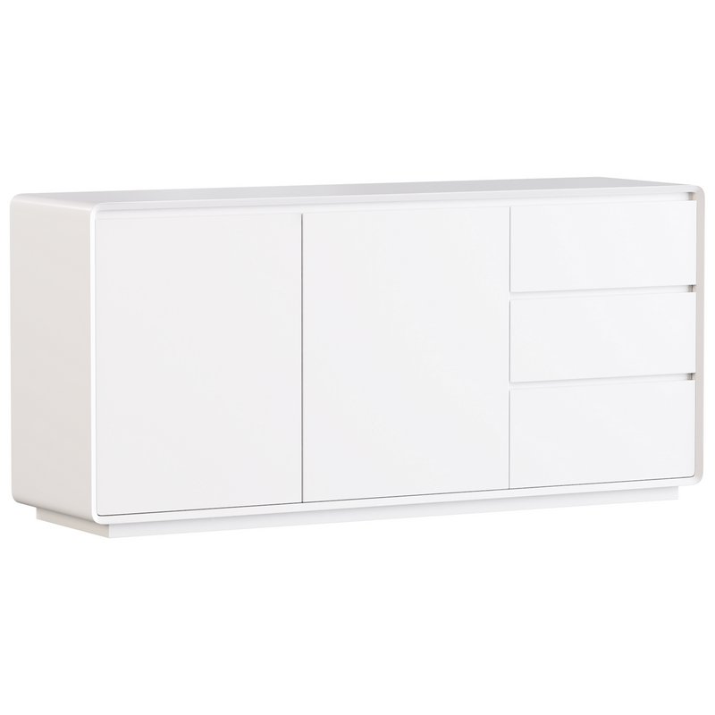 Modern Wood Sideboard with 2 Doors - Image 4