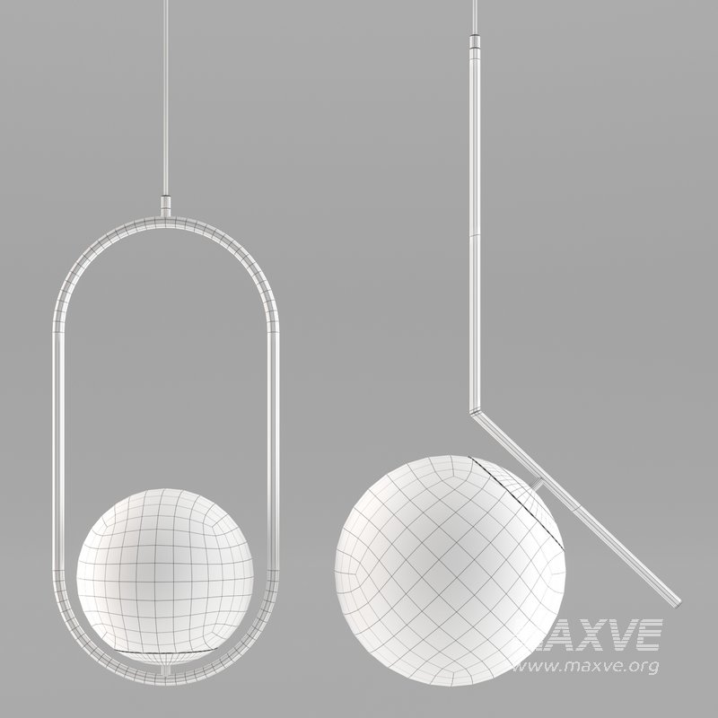 C Ball modern Pendant light - Image 3