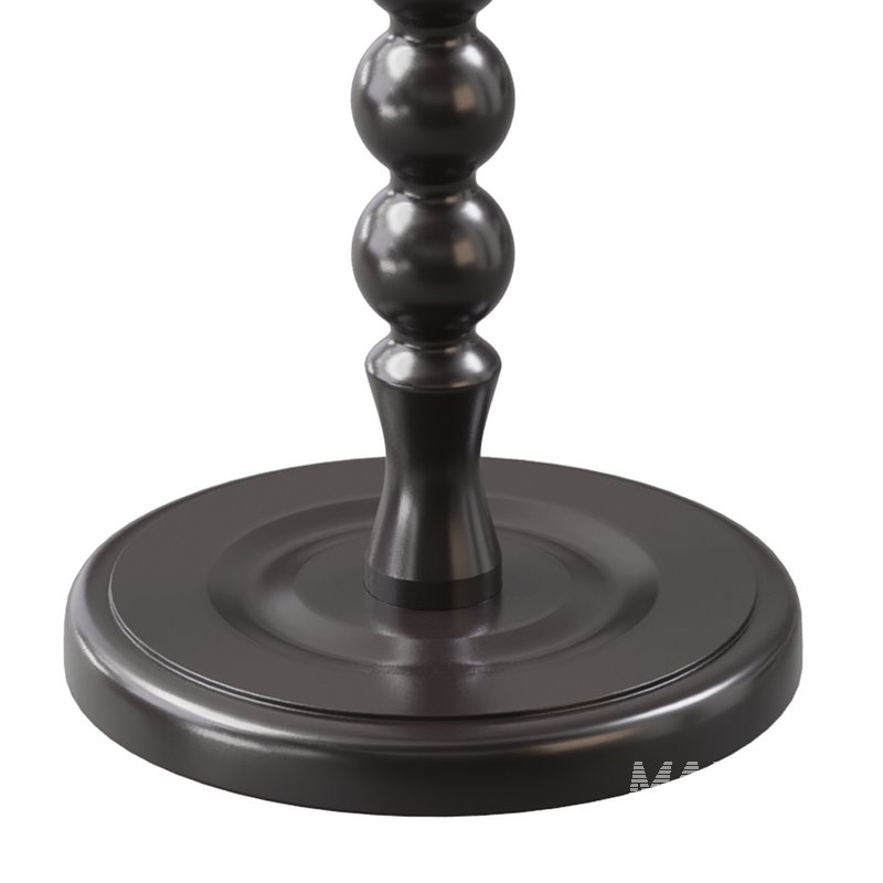 Retro Solid Wood Side Table - Image 2