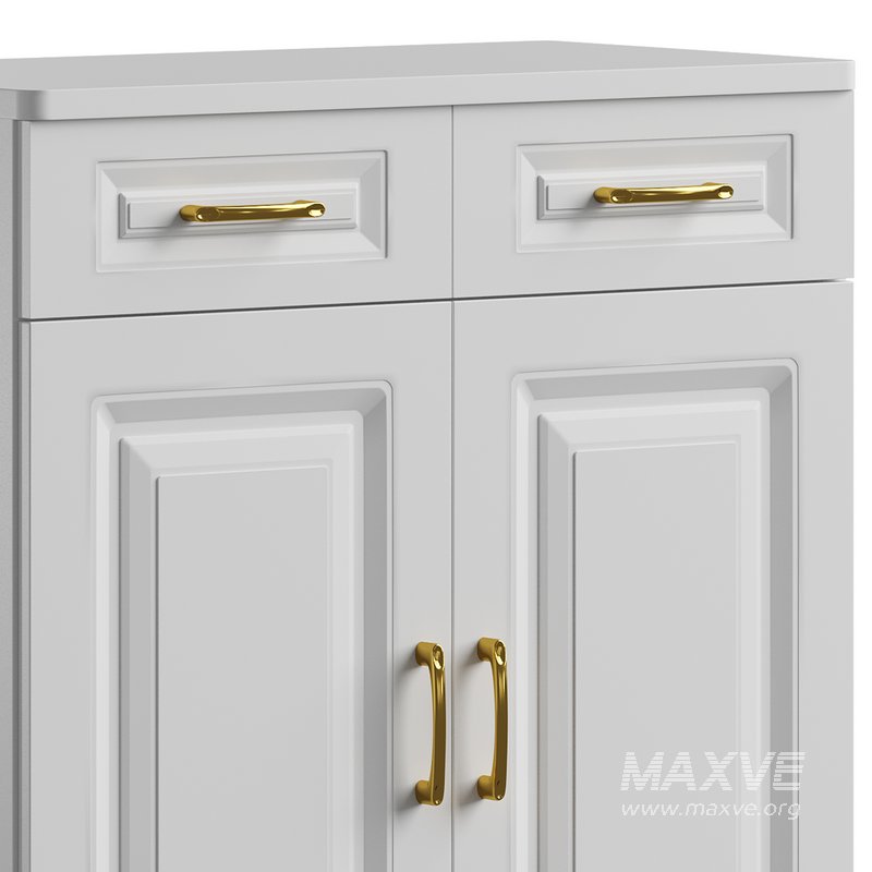 Modern Wood Sideboard Credenza 2 - Image 2