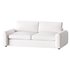 WHITE PERFORMANCE FABRIC APARTMENT SOFA - Thumbnail 2