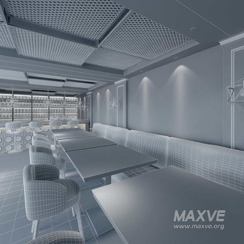 3D model Loft Bar - Image 9