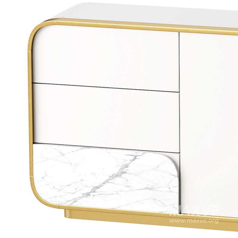 Modern Off White Sideboard - Image 3