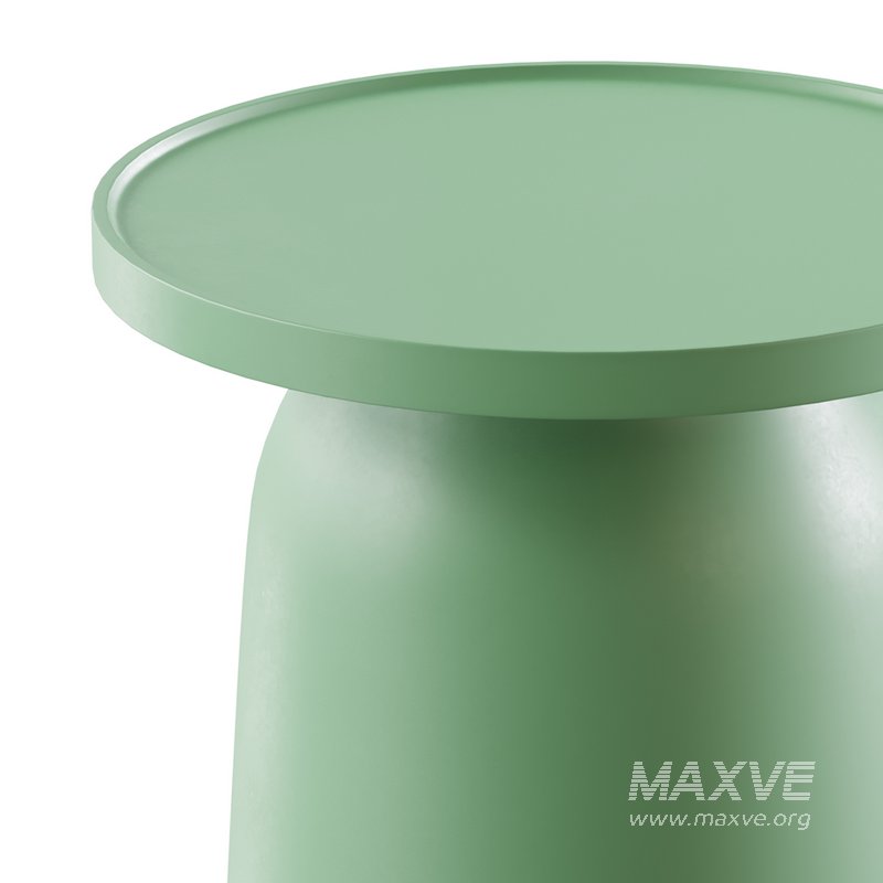 scandinavian small round coffee table - Image 2