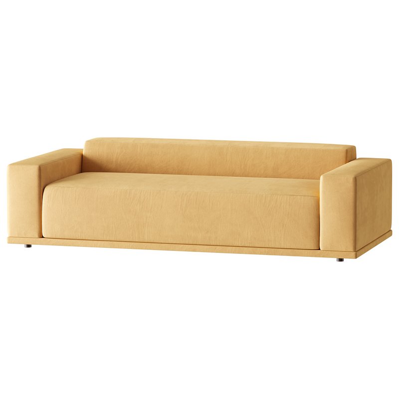 WHEAT PERFORMANCE VELVET SOFA - Image 2