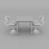 3D old chair and table - Thumbnail 5