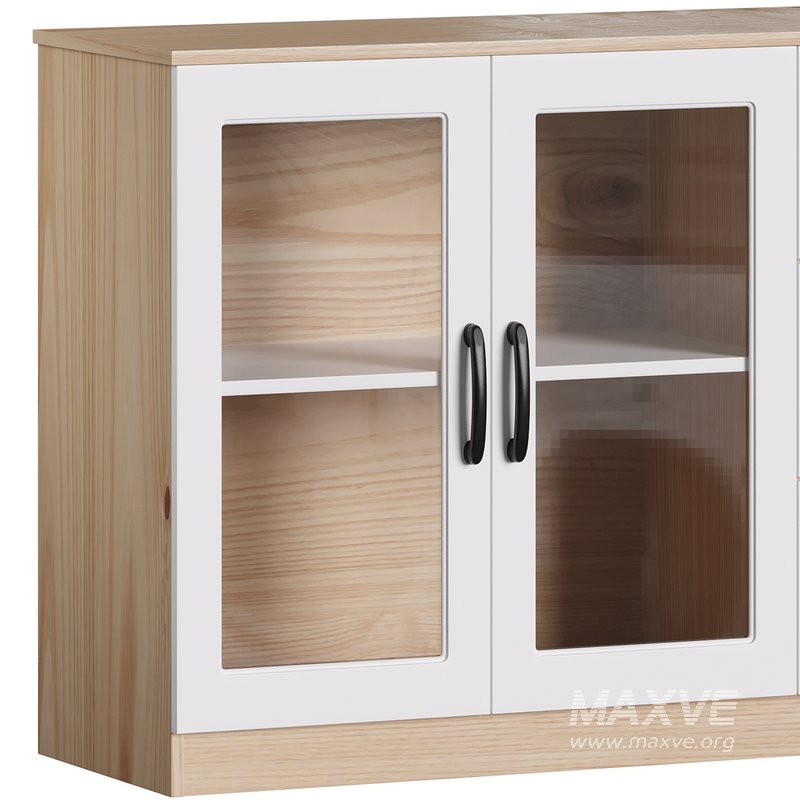 Modern Wood Buffet Cabinet 2 - Image 3