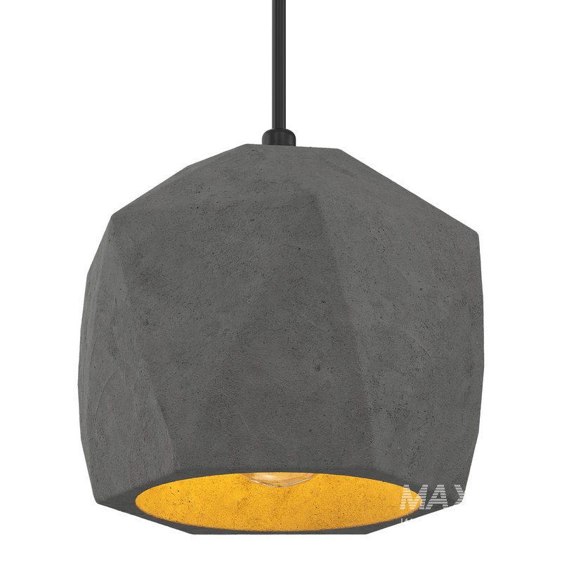 Industrial Style Cement Pendant Light - Image 1