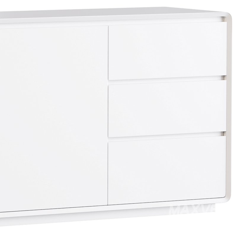 Modern Wood Sideboard with 2 Doors - Image 2