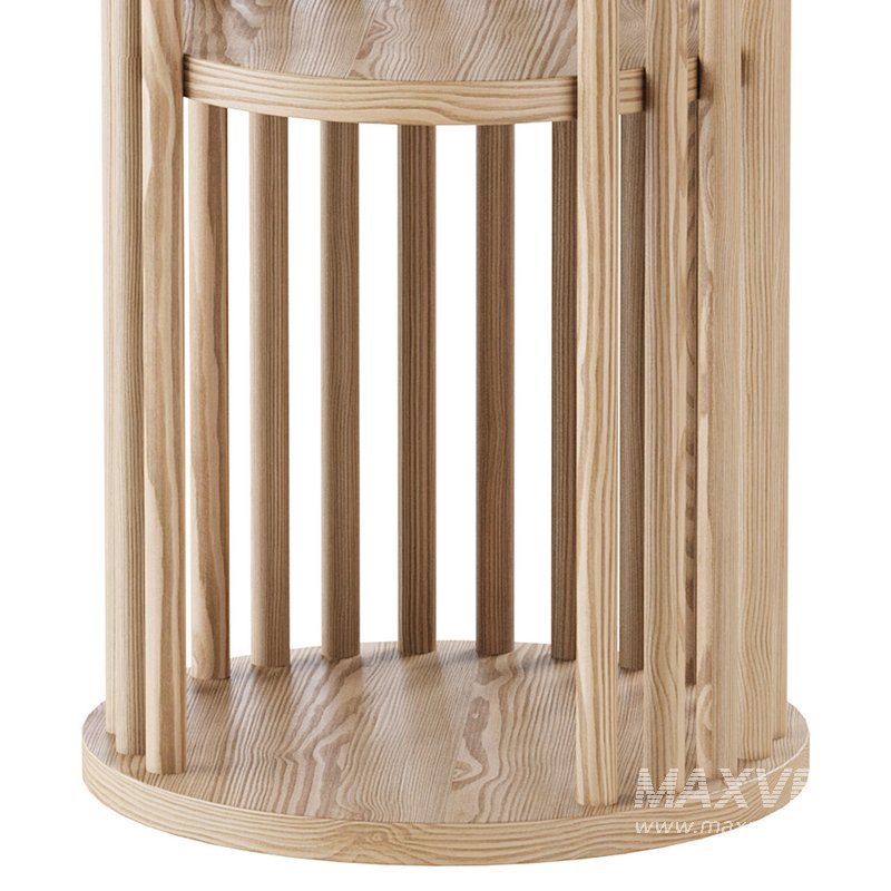 Solid Wood Side Table - Image 2
