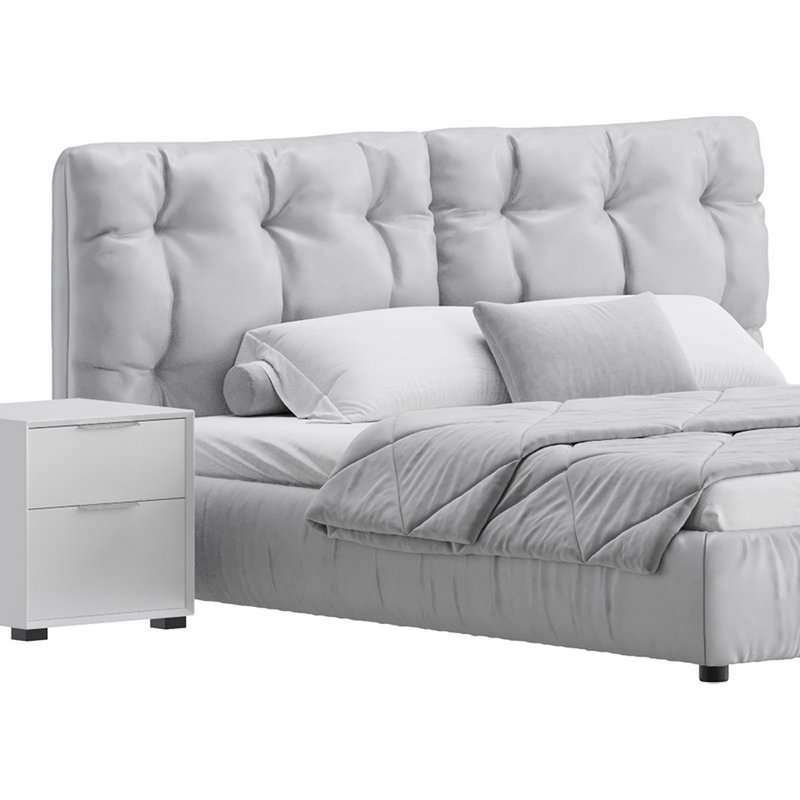 Modern Bed Frame Foam Standard Bed - Image 3