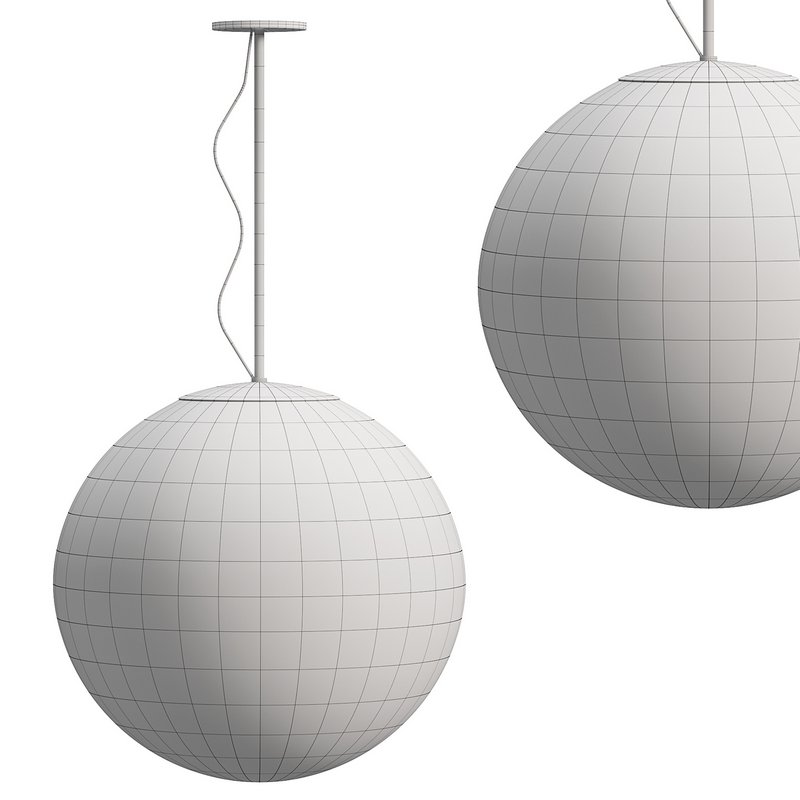 Scandinavian Style Moon Printed Pendant Lights - Image 3