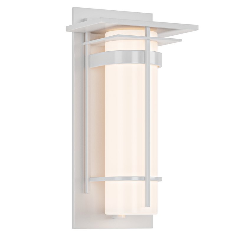 Banded with Top Plate Small Outdoor Sconce - Image 1
