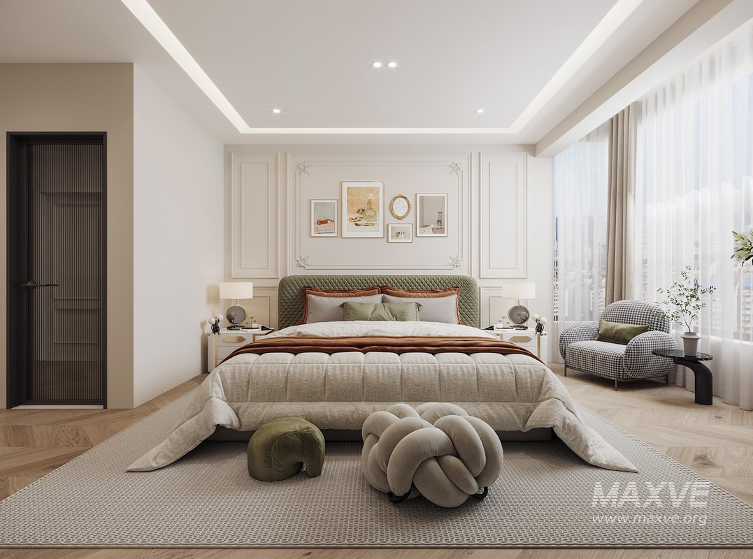 Modern bedroom - Image 1
