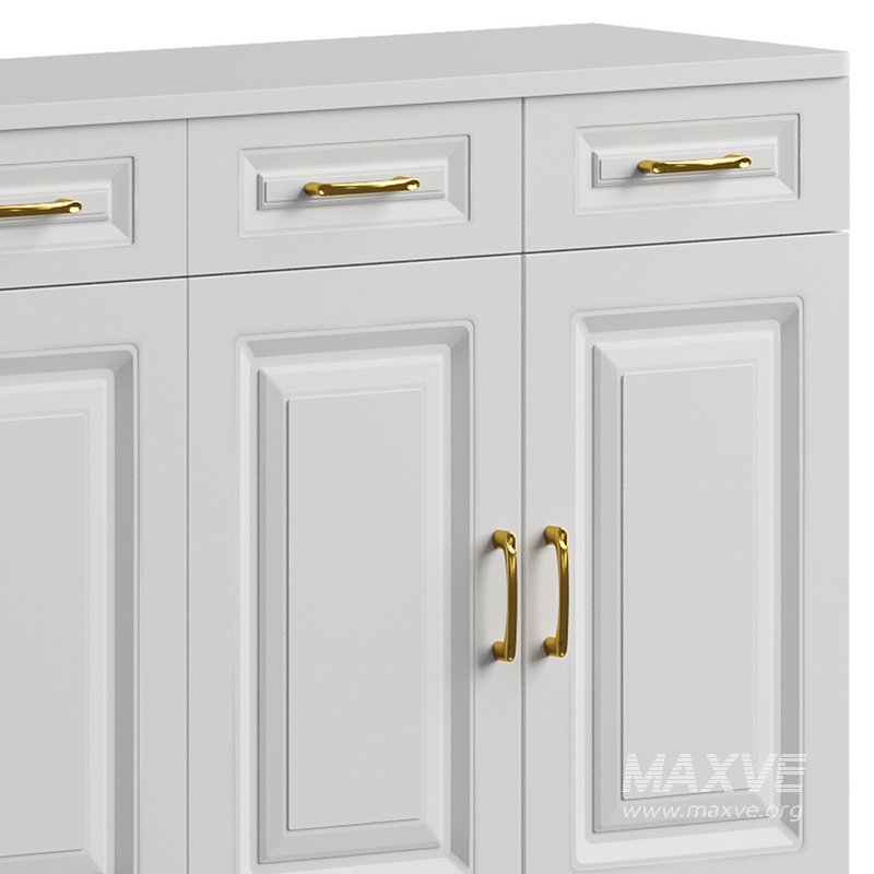 Modern Wood Sideboard Credenza 1 - Image 4