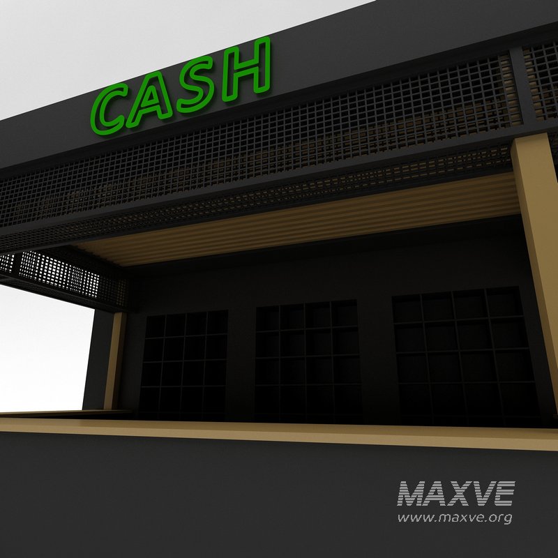 3D model bowling cash - Image 2