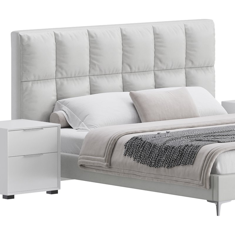 Modern Bed Upholstered Headboard Standard Bed I - Image 7