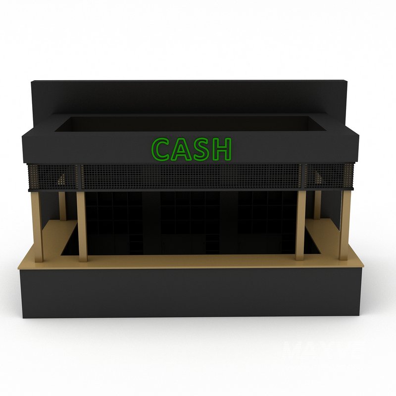 3D model bowling cash - Image 3